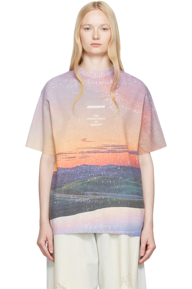 Полурукавный трикотаж. 60 футболка Ader Error, оранжевый
Полурукавный трикотаж. 60 футболка Ader Error, оранжевый