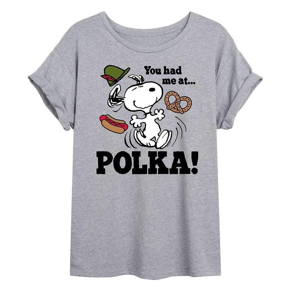 Юниорская футболка Peanuts You Had Me At в струящийся горошек Licensed Character, серый
Юниорская футболка Peanuts You Had Me At в струящийся горошек Licensed Character, серый