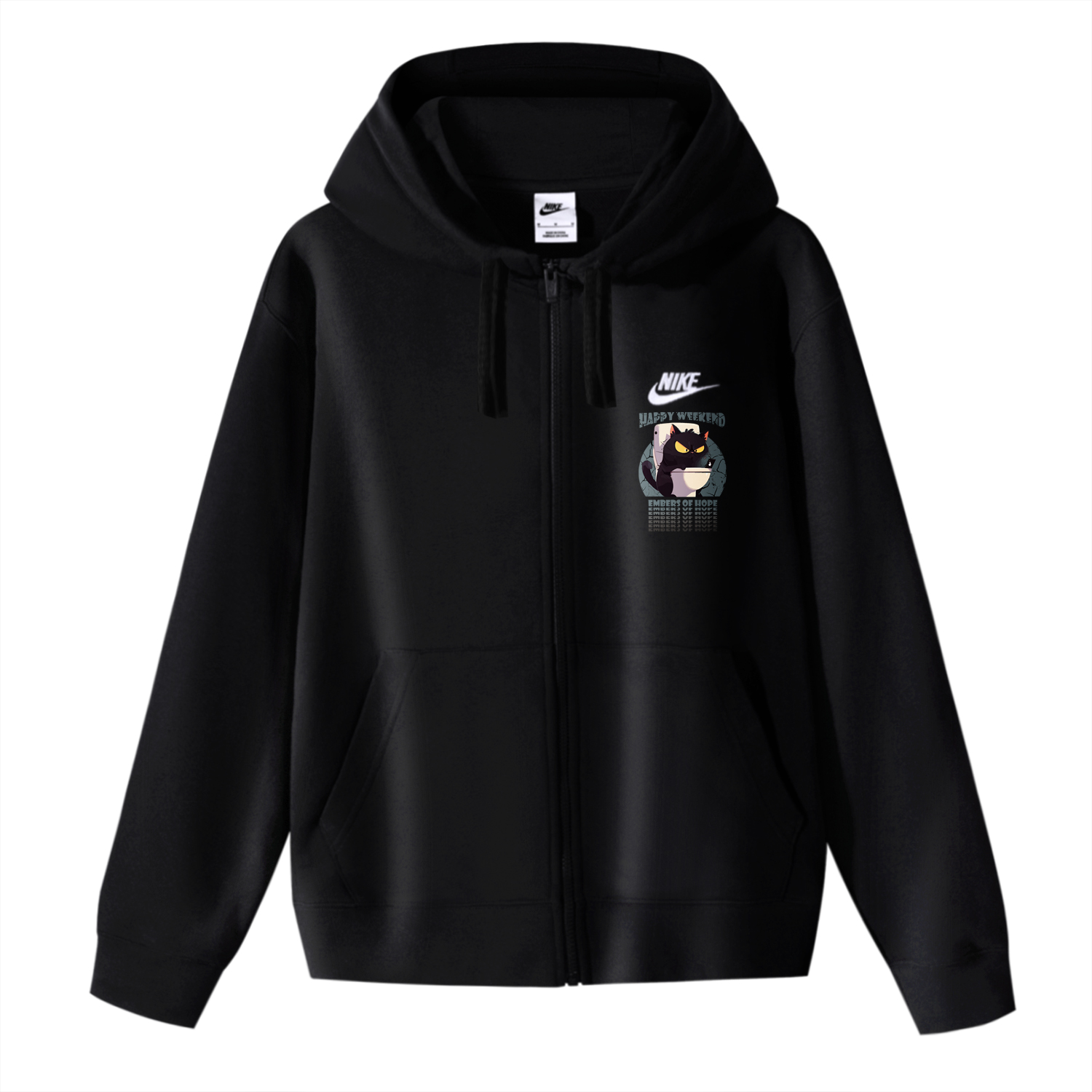 Nike Куртка унисекс черная, Black
Nike Куртка унисекс черная, Black