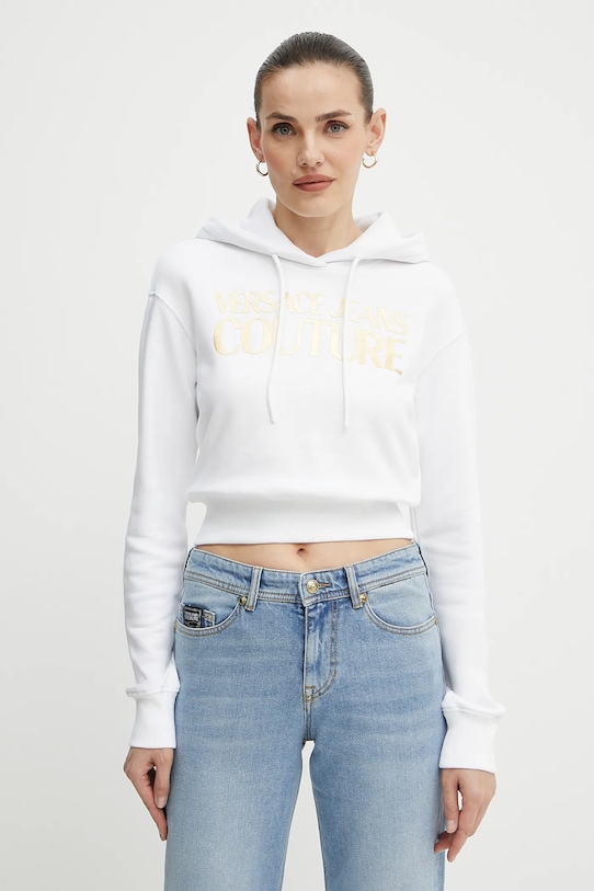Хлопковая толстовка Versace Jeans Couture, белый
Хлопковая толстовка Versace Jeans Couture, белый