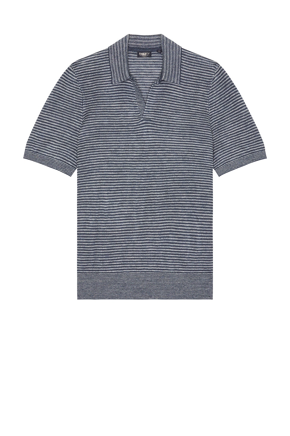 Поло-свитер из льна Faherty, cayman navy feeder
Поло-свитер из льна Faherty, cayman navy feeder