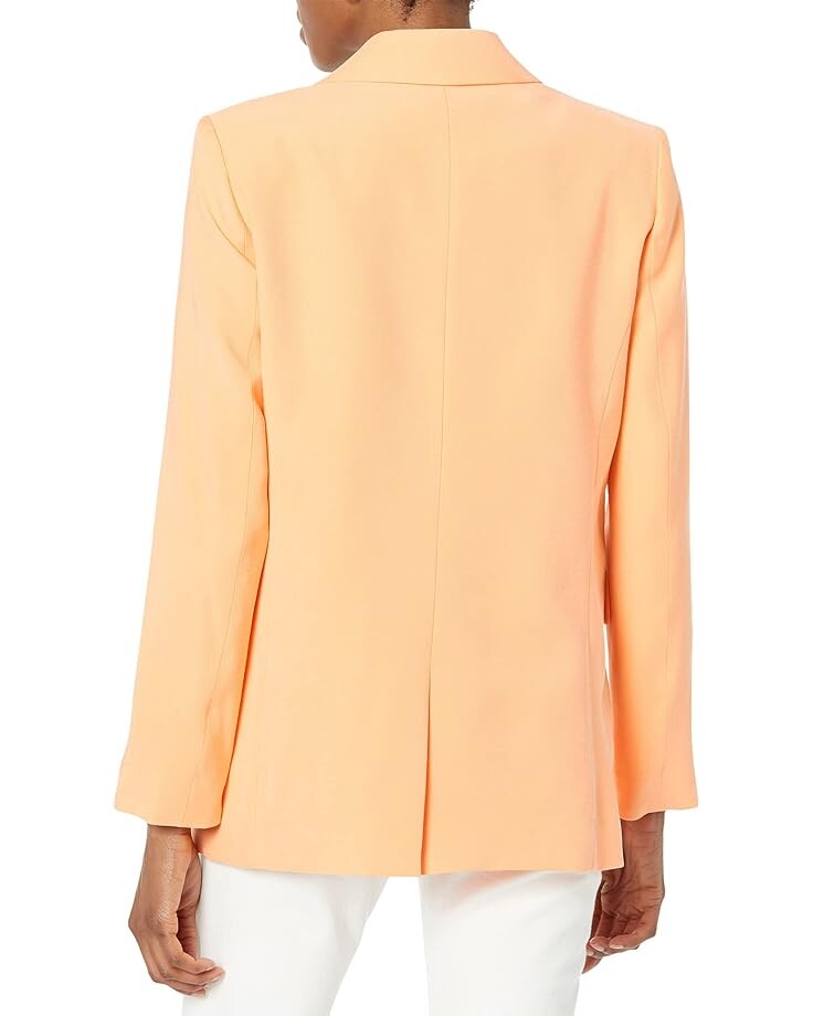 Куртка DKNY Frosted Twill One-Button Jacket, цвет Canteloupe 
Куртка DKNY Frosted Twill One-Button Jacket, цвет Canteloupe