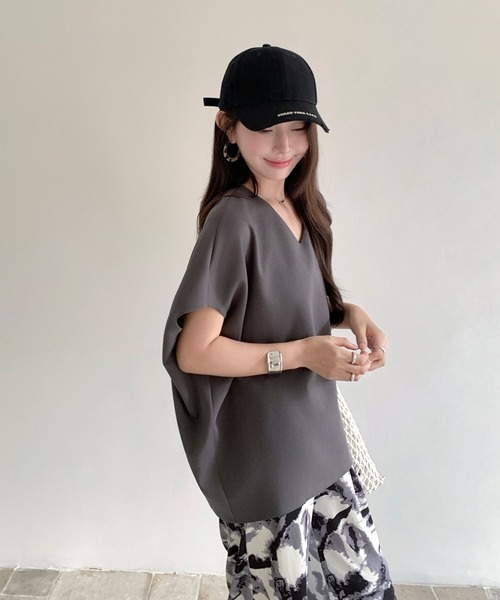 By LEGNA Футболка с коротким рукавом, кокон, LEGNA, серый
By LEGNA Футболка с коротким рукавом, кокон, LEGNA, серый