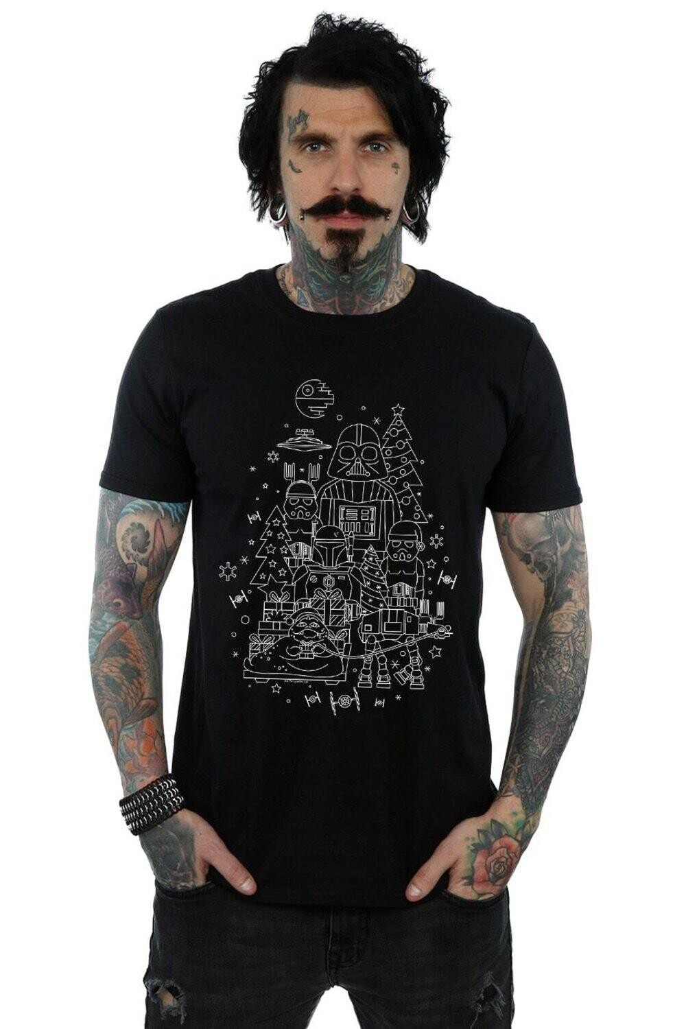 Рождественская футболка «Империя» Star Wars, черный
Рождественская футболка «Империя» Star Wars, черный