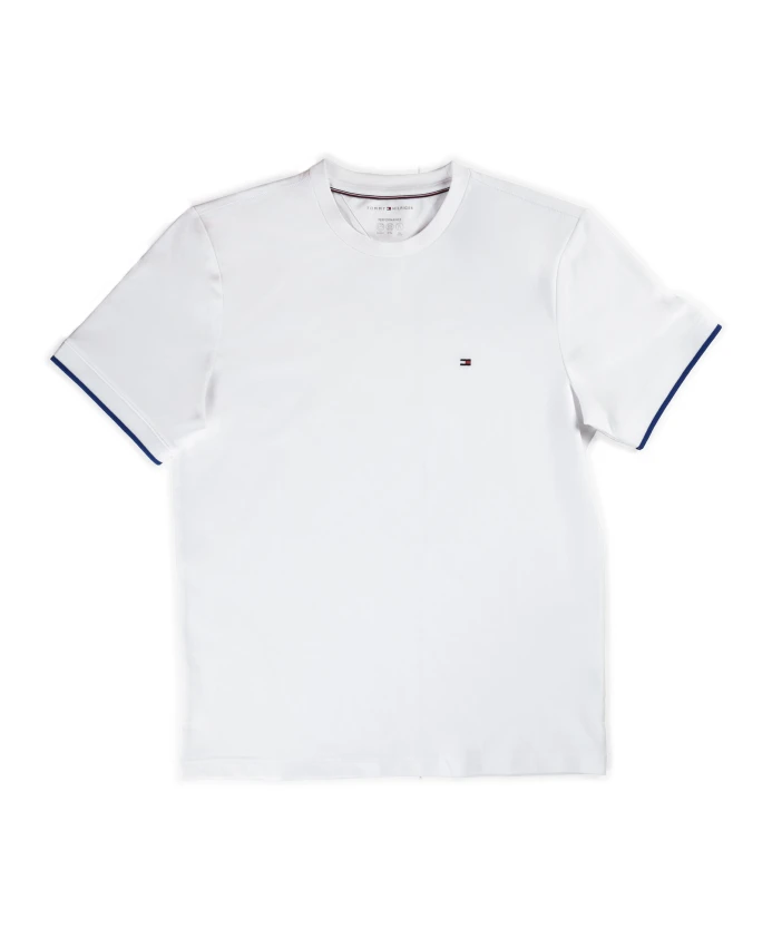 Хлопковая футболка с синими манжетами Tommy Hilfiger, белый, Синий, Хлопковая футболка с синими манжетами Tommy Hilfiger, белый
Хлопковая футболка с синими манжетами Tommy Hilfiger, белый, Синий, Хлопковая футболка с синими манжетами Tommy Hilfiger, белый