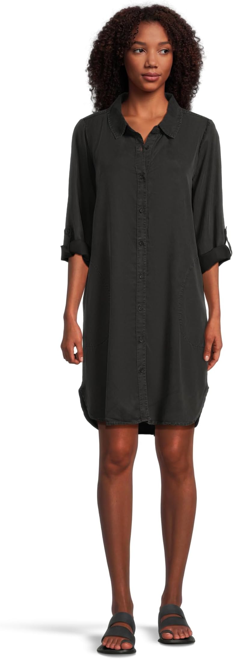 Платье Mod-o-doc Roll-up Long Sleeve Shirt Dress, черный
Платье Mod-o-doc Roll-up Long Sleeve Shirt Dress, черный