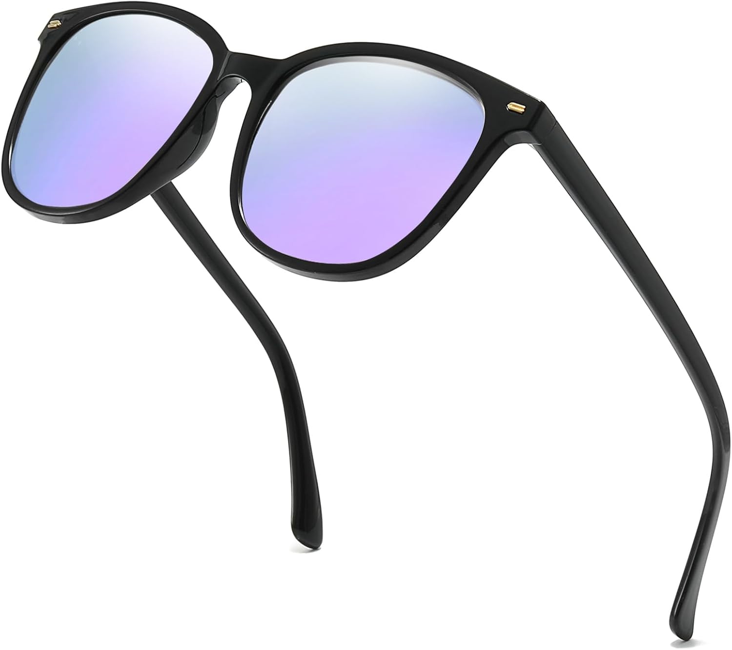 Модные солнцезащитные очки HASFOX с зеркальными линзами для женщин, поляризованные и с защитой от УФ-излучения, классические квадратные очки H1851, C05 Black Frame / Purple Mirrored Lens
Модные солнцезащитные очки HASFOX с зеркальными линзами для женщин, поляризованные и с защитой от УФ-излучения, классические квадратные очки H1851, C05 Black Frame / Purple Mirrored Lens