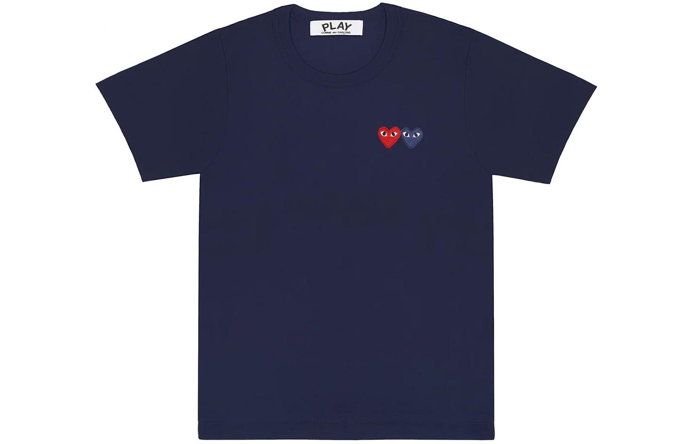 Футболка Comme Des Garcons Play с двойными сердцами CDG Play, синий
Футболка Comme Des Garcons Play с двойными сердцами CDG Play, синий