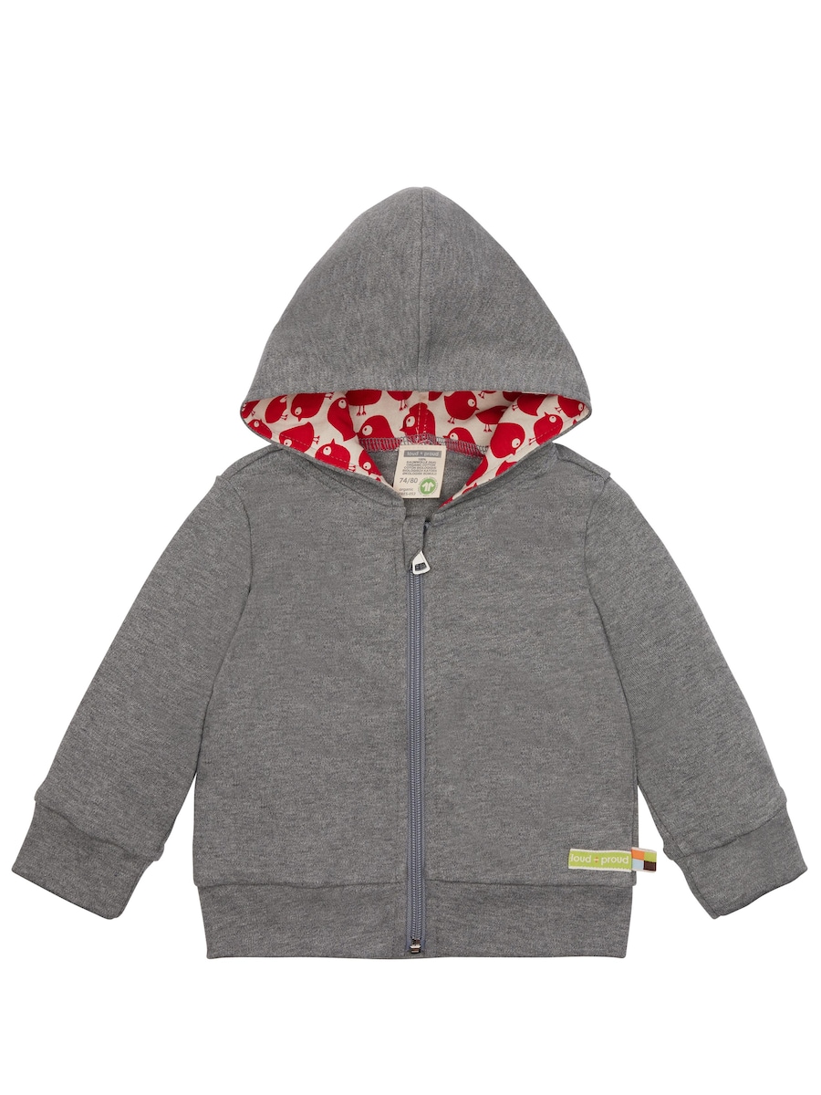 Толстовка с капюшоном на молнии loud + proud Leichte Kapuzenjacke aus Interlock, серый
Толстовка с капюшоном на молнии loud + proud Leichte Kapuzenjacke aus Interlock, серый