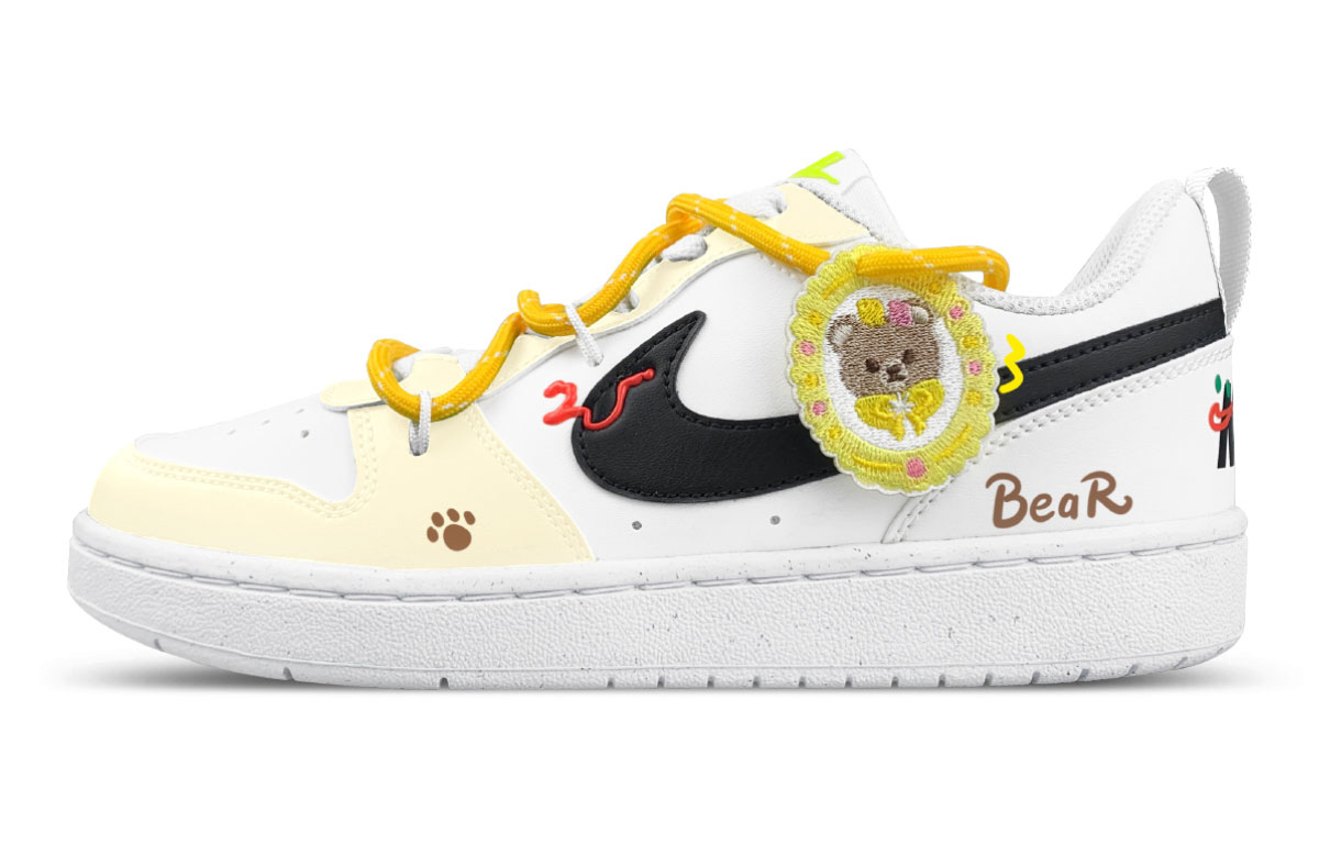 Nike Court Borough нескользящие устойчивые к истиранию низкие детские скейтбординг кроссовки White
Nike Court Borough нескользящие устойчивые к истиранию низкие детские скейтбординг кроссовки White