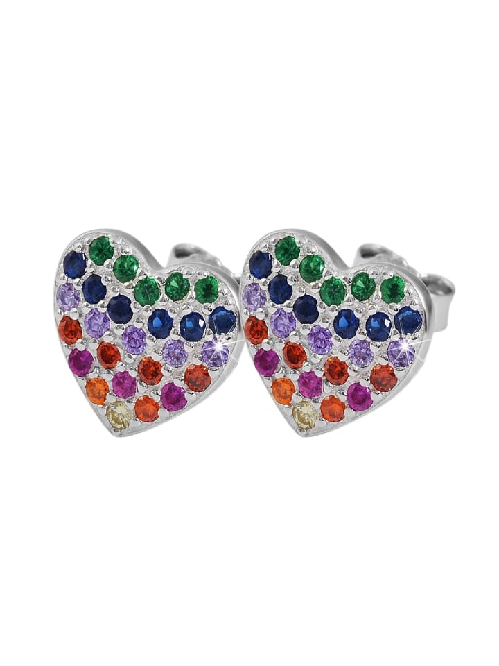 Adeliás Детские серьги-гвоздики в форме сердца из серебра 925 пробы с кубическим цирконием различных цветов
Adeliás Детские серьги-гвоздики в форме сердца из серебра 925 пробы с кубическим цирконием различных цветов