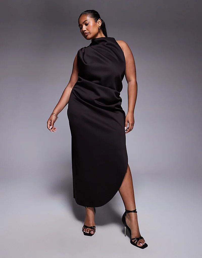 Платье миди на одно плечо ASOS DESIGN Curve шоколадного цвета из ткани в стиле «скуба»
Платье миди на одно плечо ASOS DESIGN Curve шоколадного цвета из ткани в стиле «скуба»