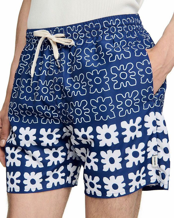 Винтажные плавки с цветочным принтом 5.5" Sandro, синий
Винтажные плавки с цветочным принтом 5.5" Sandro, синий