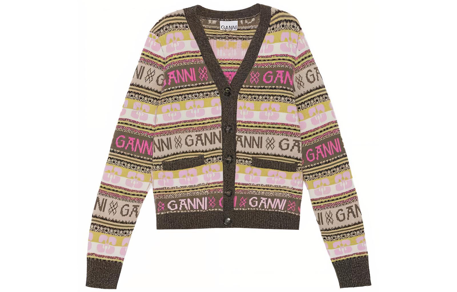 GANNI Кардиган из топной ткани FW23 женский фиолетовый оливковый
GANNI Кардиган из топной ткани FW23 женский фиолетовый оливковый