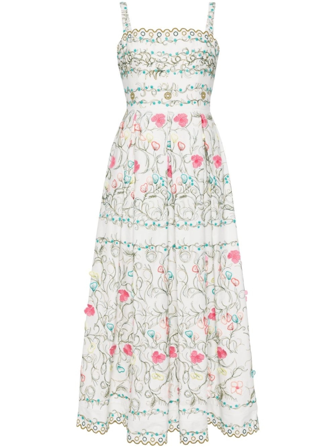 Elie Saab платье макси с цветочной вышивкой, белый
Elie Saab платье макси с цветочной вышивкой, белый