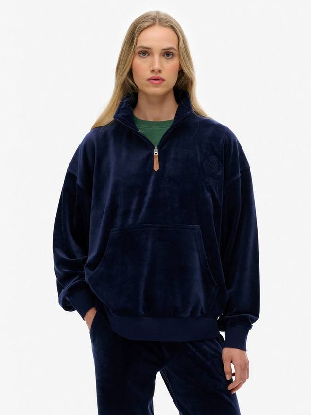 Толстовка Country Club Velour с молнией на четверть Superdry, Navy
Толстовка Country Club Velour с молнией на четверть Superdry, Navy