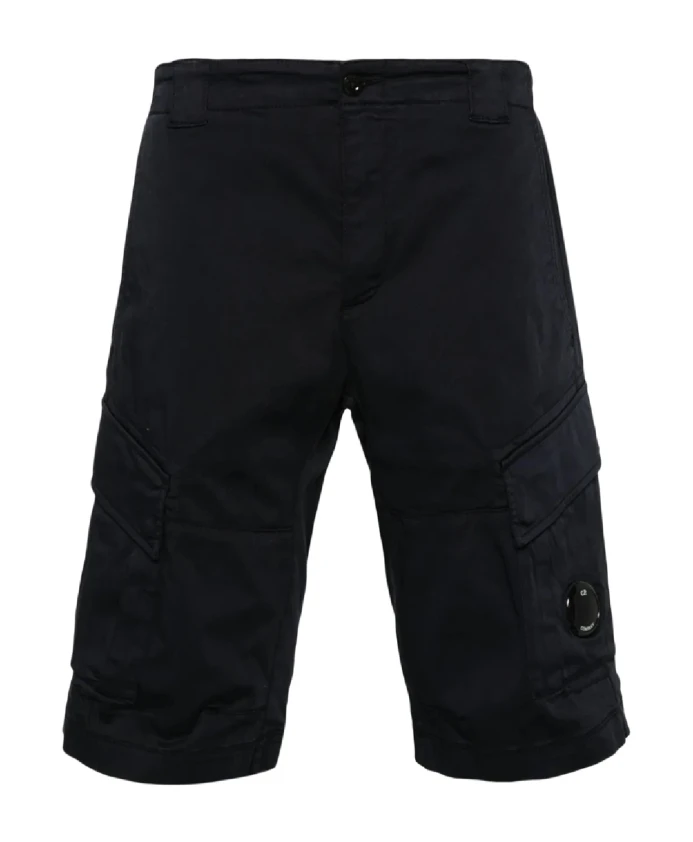 Эластичные атласные шорты-карго C.P. Company, синий
Эластичные атласные шорты-карго C.P. Company, синий