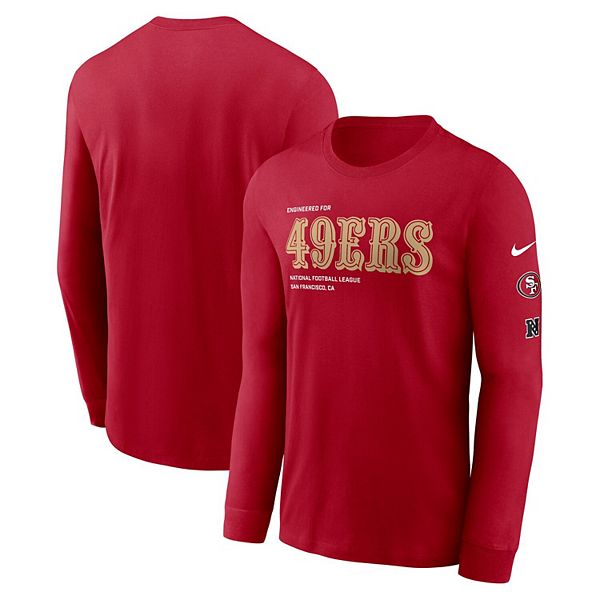 Мужская красная футболка с длинным рукавом San Francisco 49ers Play to Win Essential Nike
Мужская красная футболка с длинным рукавом San Francisco 49ers Play to Win Essential Nike