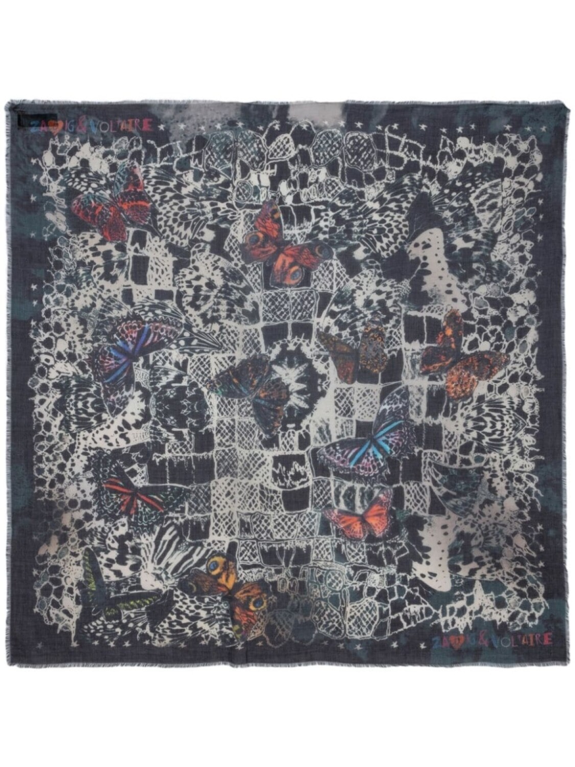 Zadig&Voltaire шарф из модала с принтом «Керри», синий
Zadig&Voltaire шарф из модала с принтом «Керри», синий