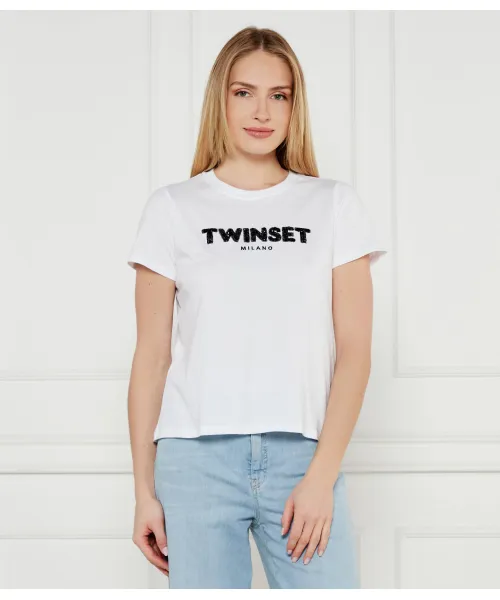 Футболка Regular fit Twin-Set, белый
Футболка Regular fit Twin-Set, белый