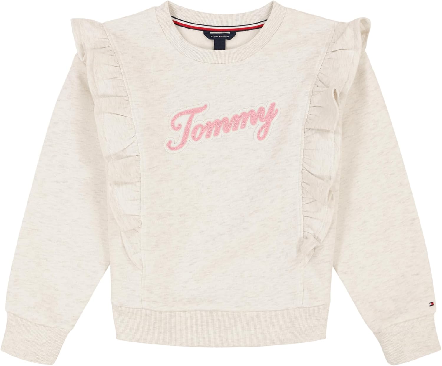Флисовый свитер с круглым вырезом для девочек от Tommy Hilfiger, Oat Ruffle
Флисовый свитер с круглым вырезом для девочек от Tommy Hilfiger, Oat Ruffle