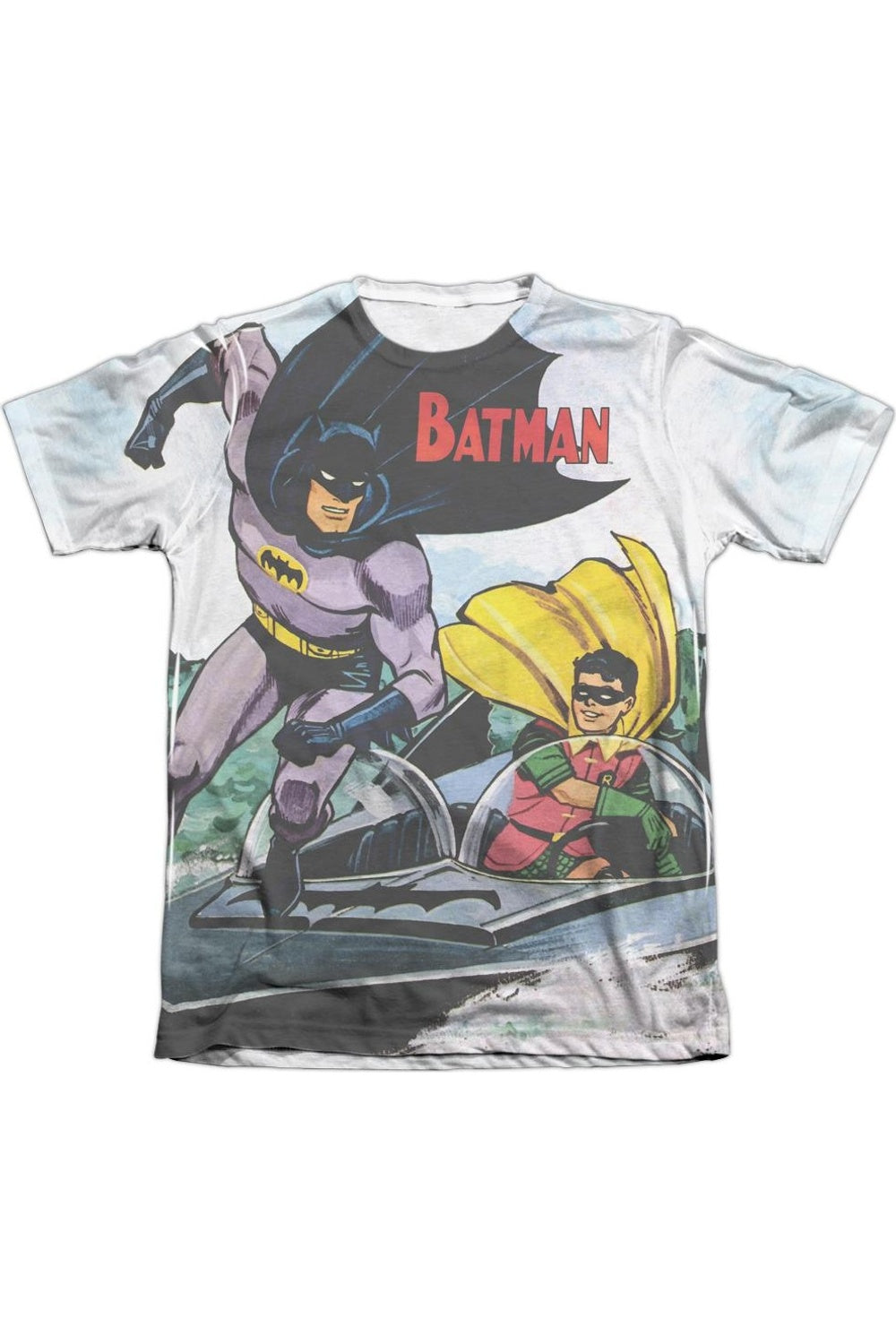 Футболка с коротким рукавом Batman Batboat для взрослых из полиэстера/хлопка Gildan, белый
Футболка с коротким рукавом Batman Batboat для взрослых из полиэстера/хлопка Gildan, белый