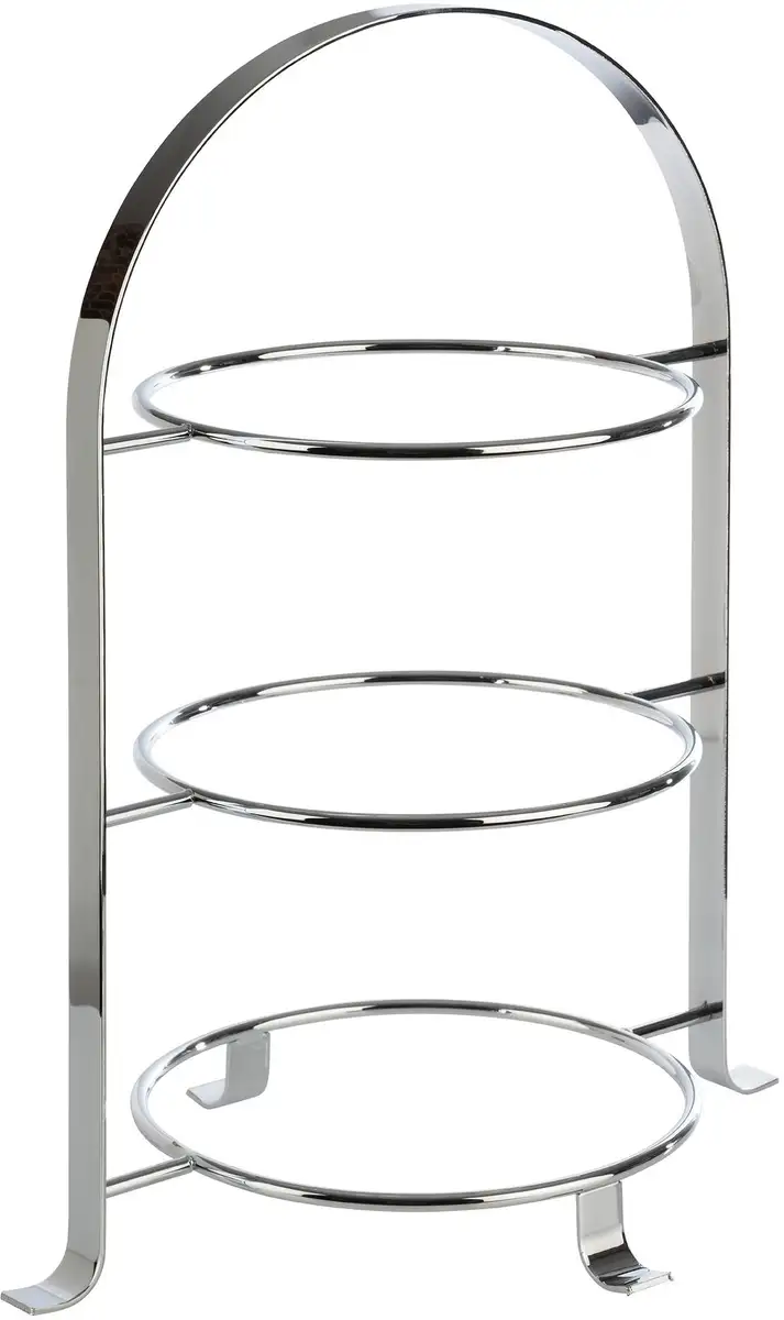 APS etagere "сервировочная стойка" (1 шт.), удобная транспортировка к столу или буфету Высота 30 см, для 2 круглых тарелок диаметром макс. 27 см., цвет silberfarben
APS etagere "сервировочная стойка" (1 шт.), удобная транспортировка к столу или буфету Высота 30 см, для 2 круглых тарелок диаметром макс. 27 см., цвет silberfarben