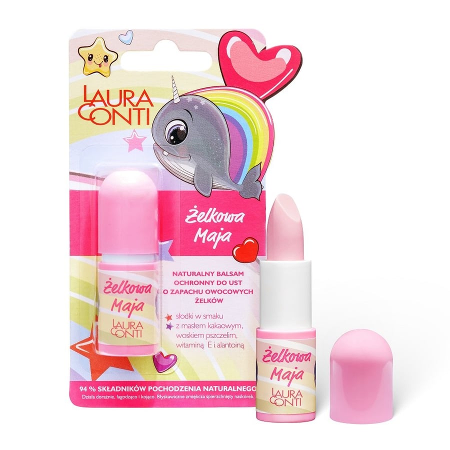 LAURA CONTI, защитный бальзам для губ Jelly Maja с ароматом фруктового желе 3,8 г
LAURA CONTI, защитный бальзам для губ Jelly Maja с ароматом фруктового желе 3,8 г