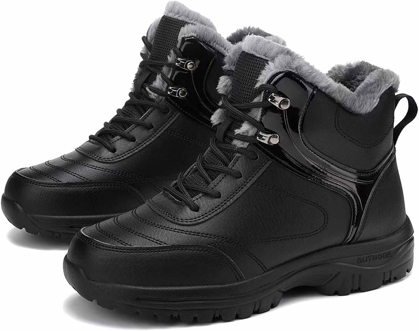 Мужские водонепроницаемые кожаные ботинки DONRRNDK с флисовой подкладкой, на платформе, с шнуровкой, толстой подошвой, средней высоты, удобные, теплые, для снега и спорта, противоскользящие, повседневные, для работы и походов, черный
Мужские водонепроницаемые кожаные ботинки DONRRNDK с флисовой подкладкой, на платформе, с шнуровкой, толстой подошвой, средней высоты, удобные, теплые, для снега и спорта, противоскользящие, повседневные, для работы и походов, черный