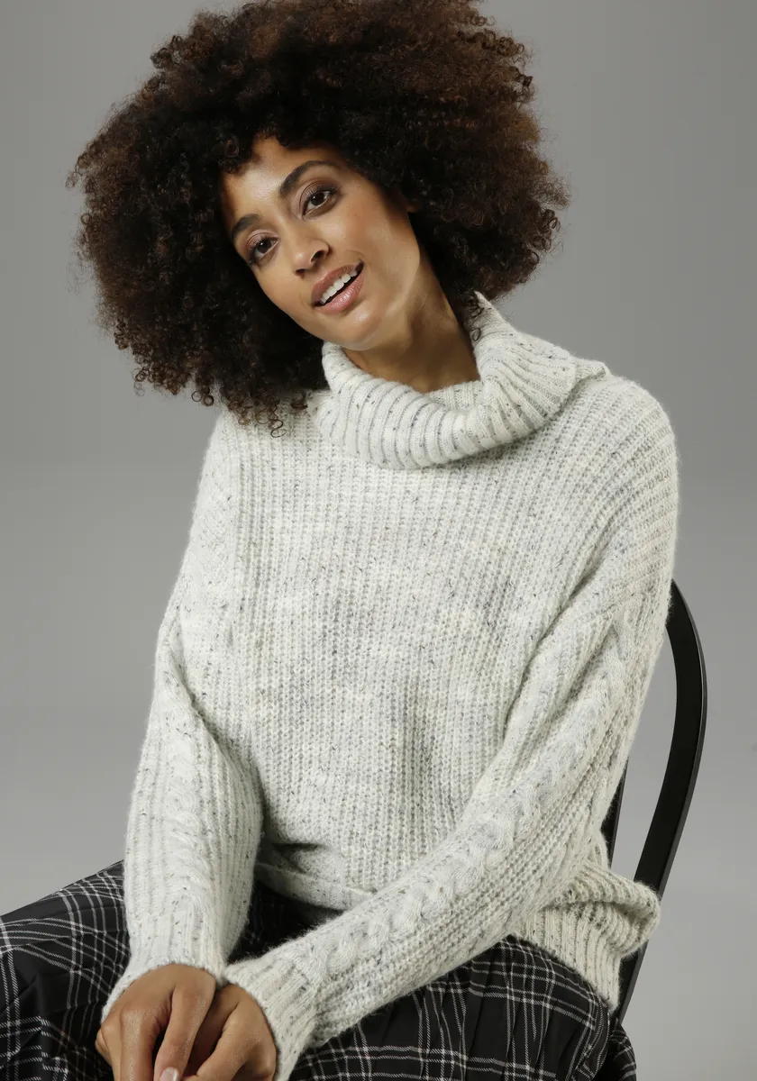 Свитер-водолазка Aniston CASUAL из модной меланжевой пряжи, цвет Wollweiß-Hellgrau-Meliert
Свитер-водолазка Aniston CASUAL из модной меланжевой пряжи, цвет Wollweiß-Hellgrau-Meliert