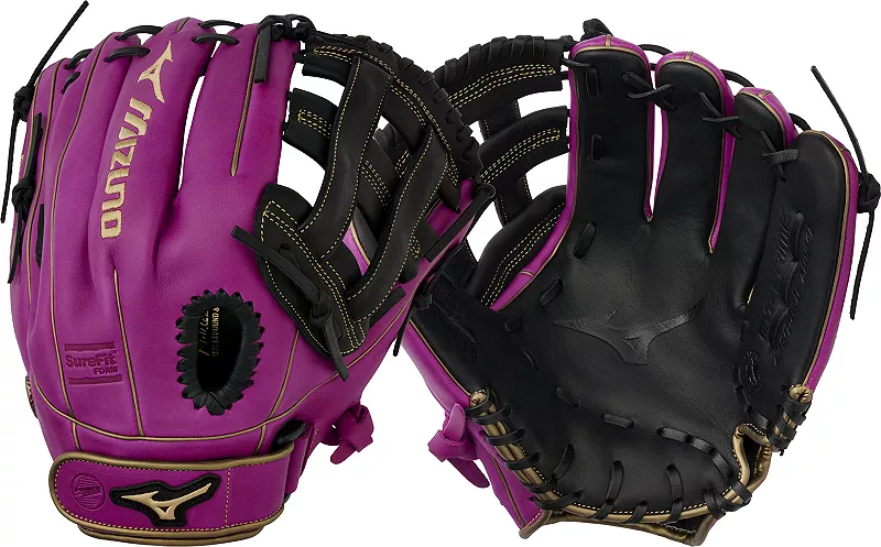 Перчатки Fastpitch Mizuno 12 дюймов MVP Prime Series, фиолетовый/черный 
Перчатки Fastpitch Mizuno 12 дюймов MVP Prime Series, фиолетовый/черный