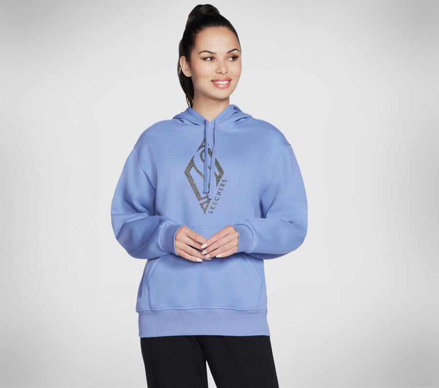 SKECHERS Женская толстовка с капюшоном SKECH-SWEATS DIAMOND SHINE, с длинными рукавами, цвет: бархатный, синий
SKECHERS Женская толстовка с капюшоном SKECH-SWEATS DIAMOND SHINE, с длинными рукавами, цвет: бархатный, синий