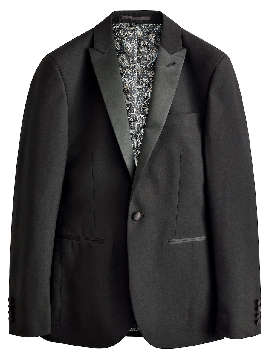 Пиджак стандартного кроя Next, черный
Пиджак стандартного кроя Next, черный