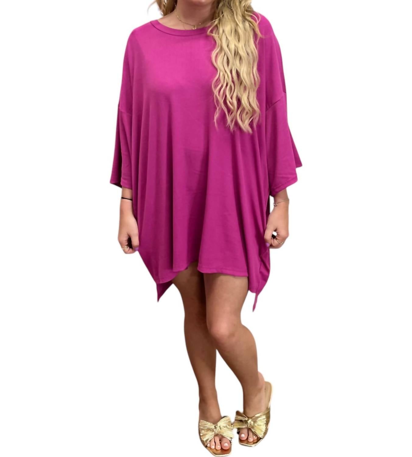 Туника-топ в рубчик круглой вязки цвета шелковицы Karlie, Mulberry
Туника-топ в рубчик круглой вязки цвета шелковицы Karlie, Mulberry