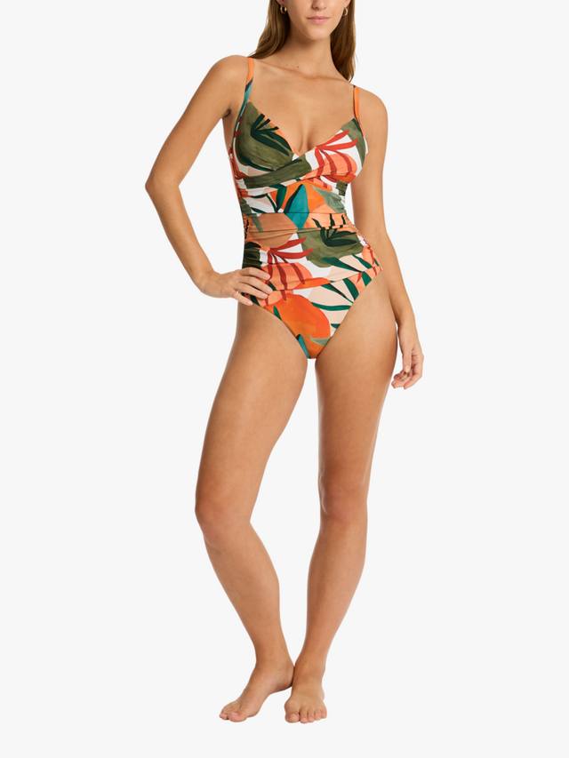 Тропалюкс купальник с перекрестными бретелями и вырезом на спине Sea Level, Khaki/Multi
Тропалюкс купальник с перекрестными бретелями и вырезом на спине Sea Level, Khaki/Multi