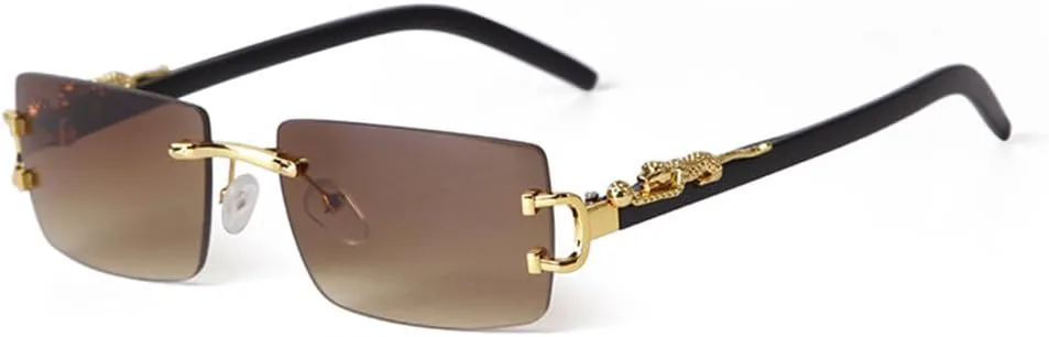 Модные солнцезащитные очки без оправы для женщин, роскошные ретро-солнцезащитные очки без оправы с градиентными линзами для мужчин TYUVIVO, C2 Gradient Brown
Модные солнцезащитные очки без оправы для женщин, роскошные ретро-солнцезащитные очки без оправы с градиентными линзами для мужчин TYUVIVO, C2 Gradient Brown