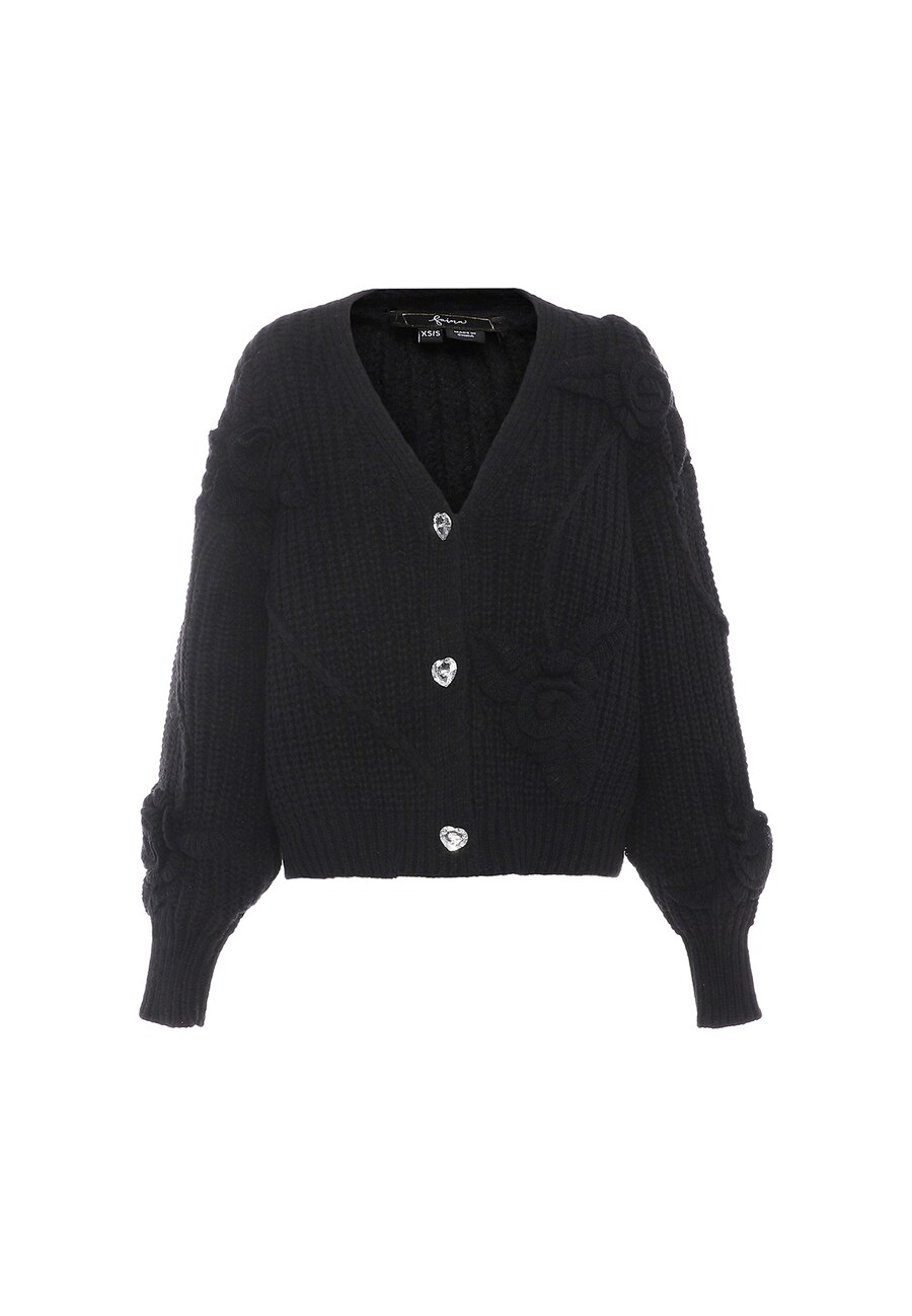 Вязаный кардиган faina, черный
Вязаный кардиган faina, черный