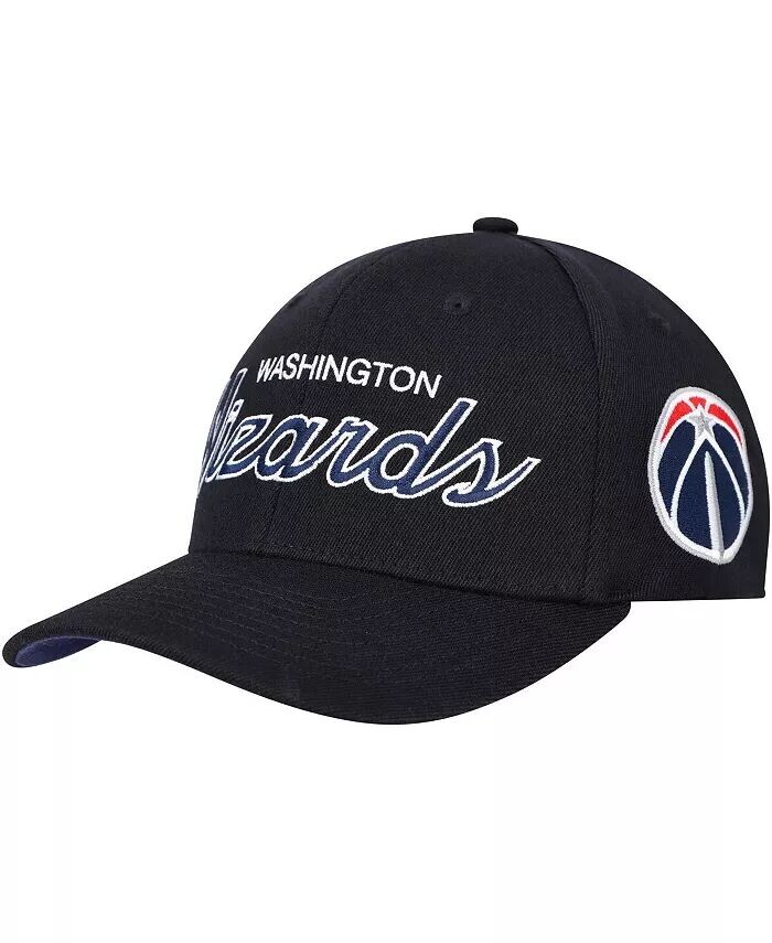 Мужская черная эластичная бейсболка Washington Wizards MVP Team Script 2.0 с застежкой на спине Mitchell & Ness
Мужская черная эластичная бейсболка Washington Wizards MVP Team Script 2.0 с застежкой на спине Mitchell & Ness