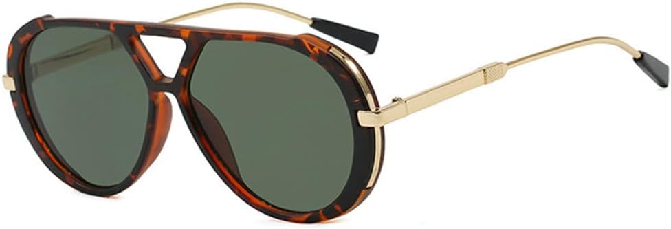 Солнцезащитные очки UV400 с двойной перемычкой, овальной металлической оправой и градиентным покрытием, подходят для женщин и мужчин, для бега и занятий спортом на открытом воздухе UYPTK, Leopard Green
Солнцезащитные очки UV400 с двойной перемычкой, овальной металлической оправой и градиентным покрытием, подходят для женщин и мужчин, для бега и занятий спортом на открытом воздухе UYPTK, Leopard Green