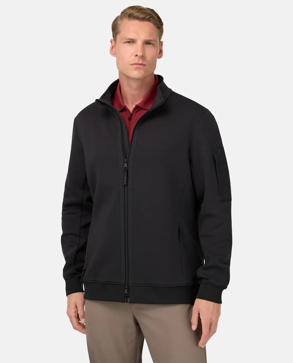 Толстовка на молнии из неопрена с добавлением хлопка Boggi Milano, черный
Толстовка на молнии из неопрена с добавлением хлопка Boggi Milano, черный