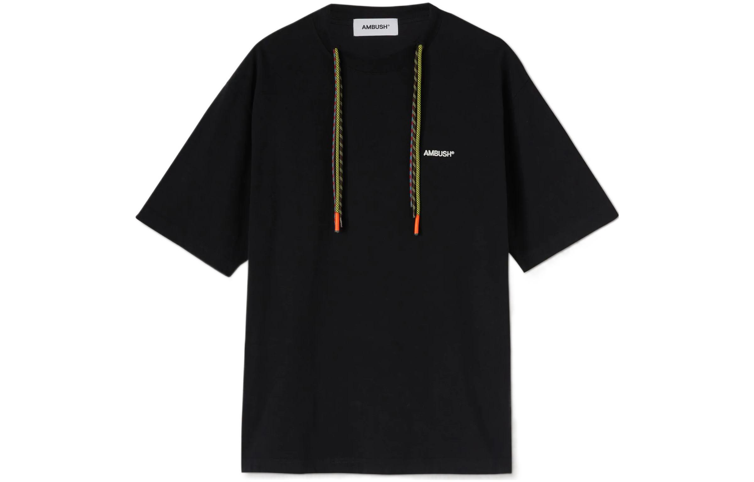 Новая мультикордовая футболка AMBUSH, черная 
Новая мультикордовая футболка AMBUSH, черная