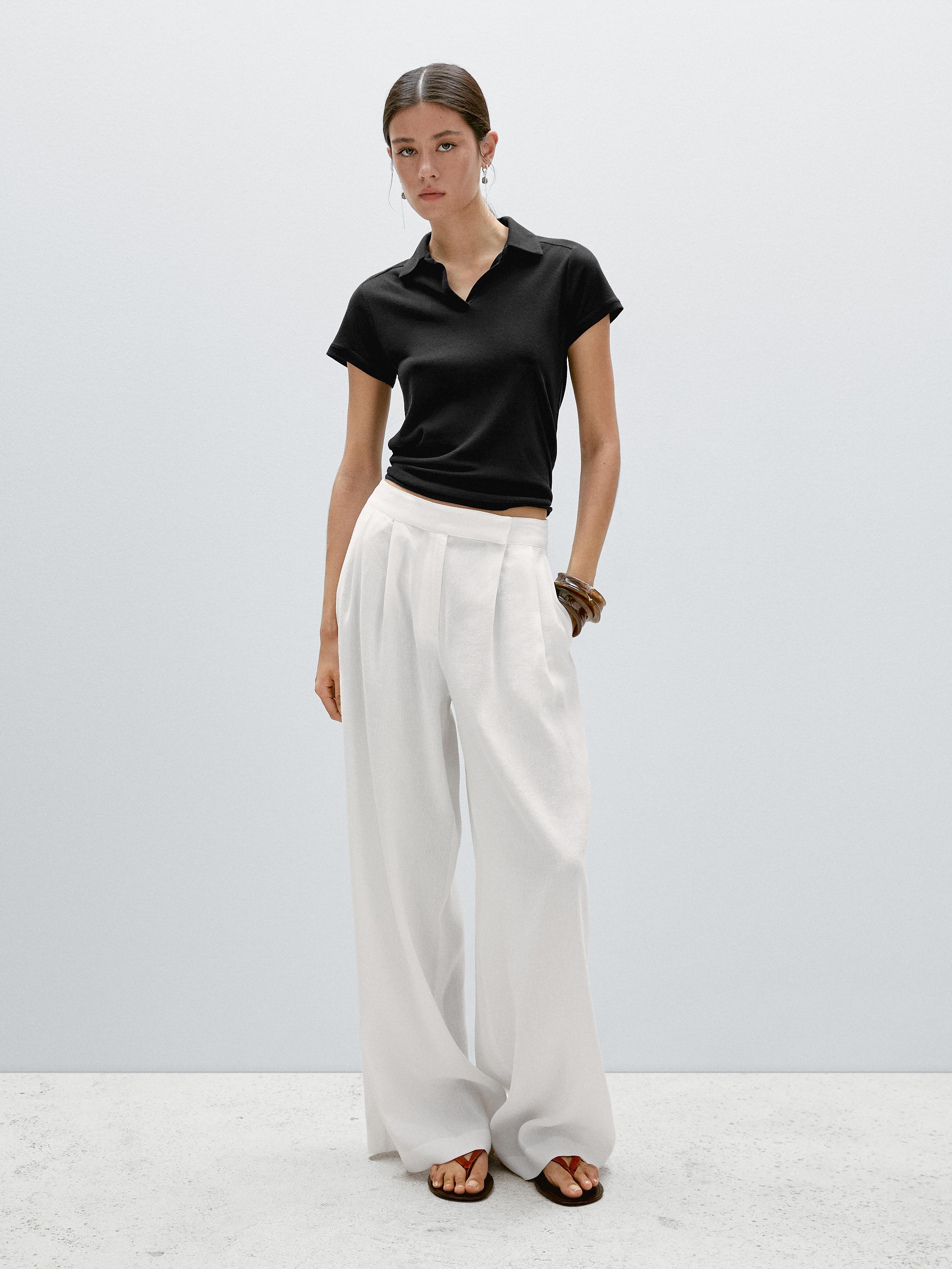 Рубашка-Поло с короткими рукавами из 100% хлопка Massimo Dutti, черный
Рубашка-Поло с короткими рукавами из 100% хлопка Massimo Dutti, черный