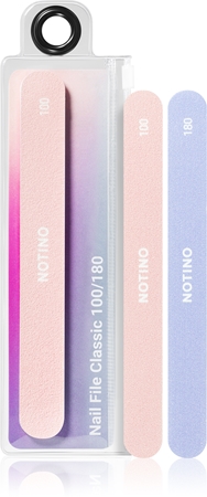 Классическая пилочка для ногтей с двумя шероховатостями Notino Nail Tools Nail File Classic, Classic 100/180 1 szt.
Классическая пилочка для ногтей с двумя шероховатостями Notino Nail Tools Nail File Classic, Classic 100/180 1 szt.