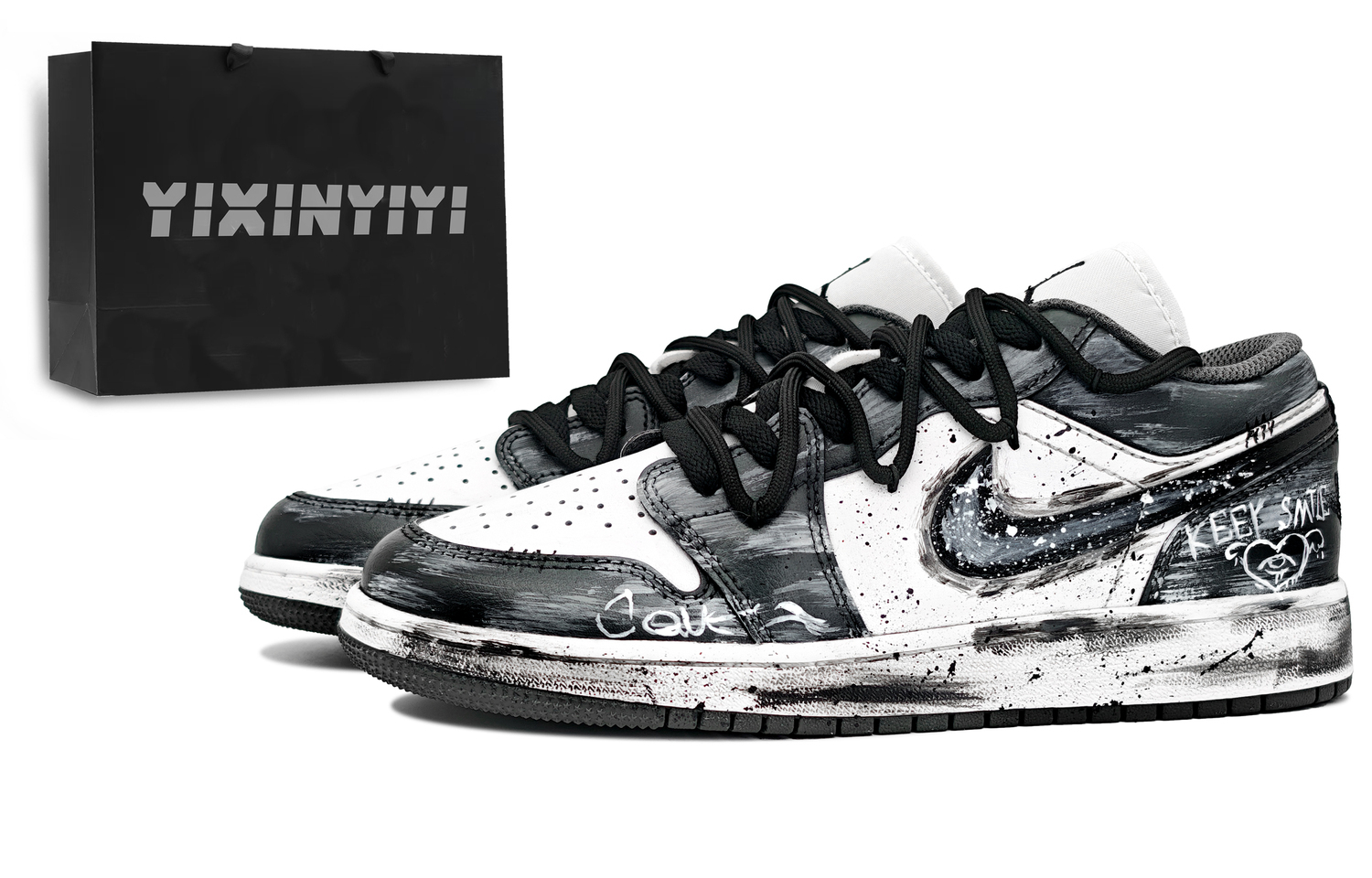 Jordan Air 1 Dark Ink противоскользящие износостойкие низкие детские баскетбольные кроссовки black white для подростков
Jordan Air 1 Dark Ink противоскользящие износостойкие низкие детские баскетбольные кроссовки black white для подростков