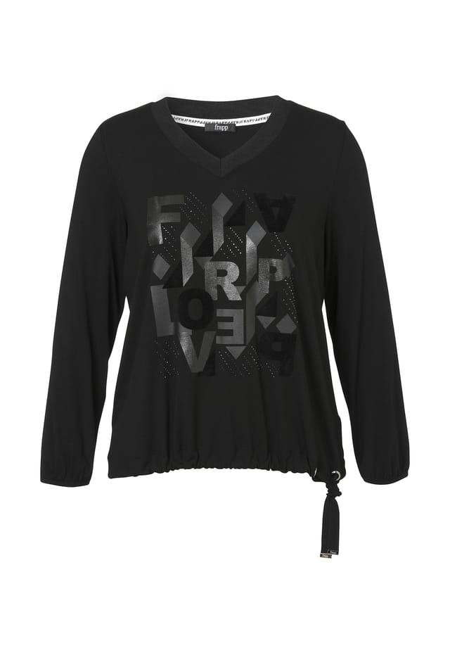 Рубашка с длинными рукавами Frapp, черный
Рубашка с длинными рукавами Frapp, черный