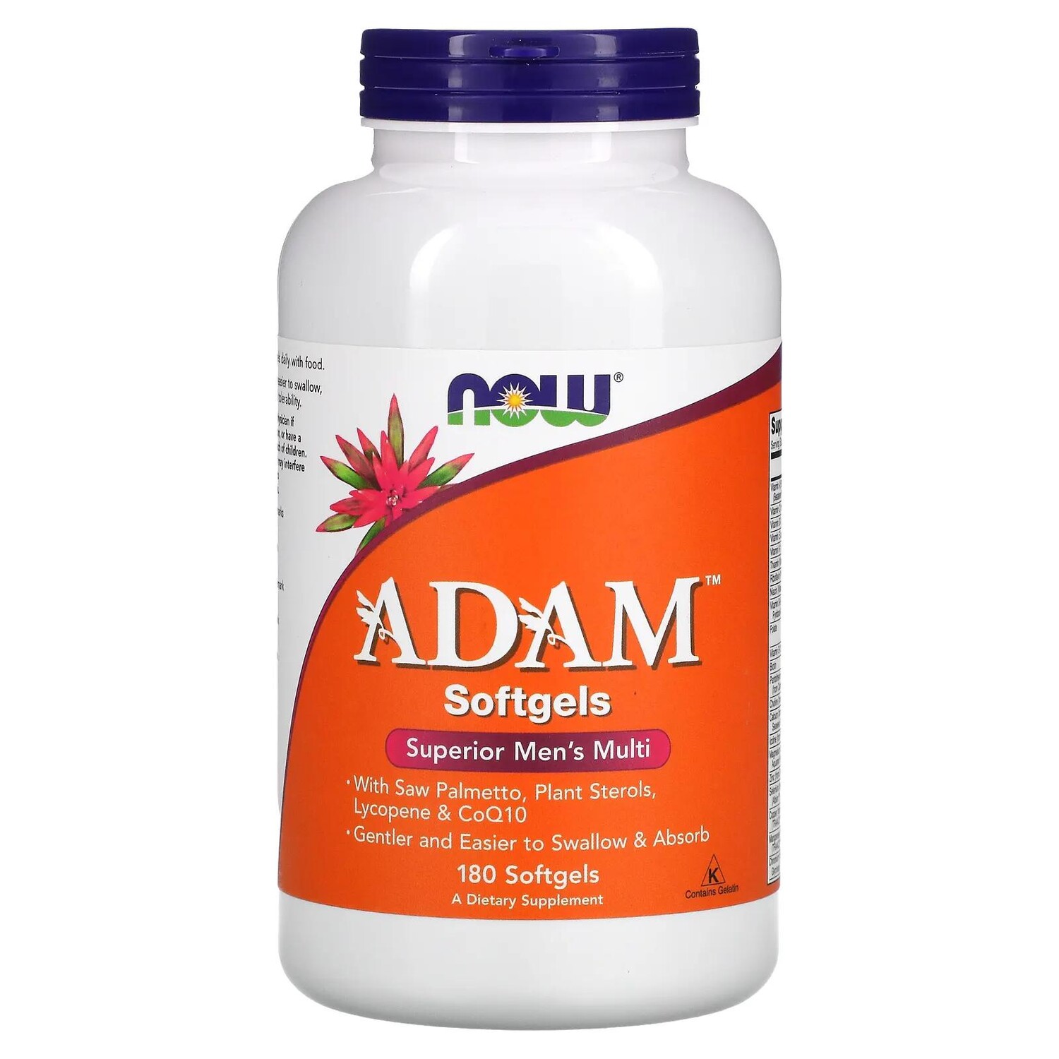 Now Foods Adam мужской поливитамин высшего класса 180 желатиновых капсул
Now Foods Adam мужской поливитамин высшего класса 180 желатиновых капсул