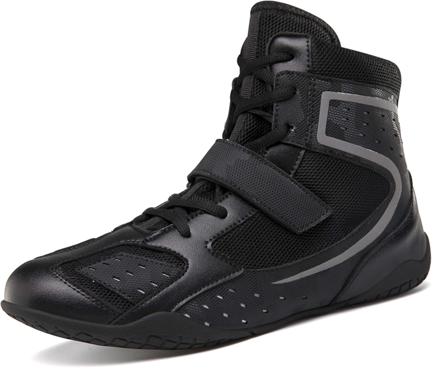 Боксерские туфли для мужчин и подростков, противоскользящие высокие боксерские и борцовские ботинки, женские фитнес-бокс, тяжелая атлетика, боевые и борцовские ботинки, детские спортивные боксерские тренировочные ботинки Duagl, черный
Боксерские туфли для мужчин и подростков, противоскользящие высокие боксерские и борцовские ботинки, женские фитнес-бокс, тяжелая атлетика, боевые и борцовские ботинки, детские спортивные боксерские тренировочные ботинки Duagl, черный