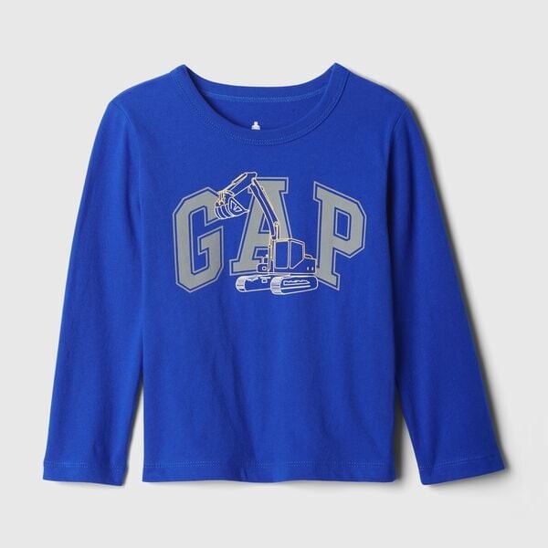 Футболка с длинными рукавами из хлопка с принтом Gap, синий
Футболка с длинными рукавами из хлопка с принтом Gap, синий