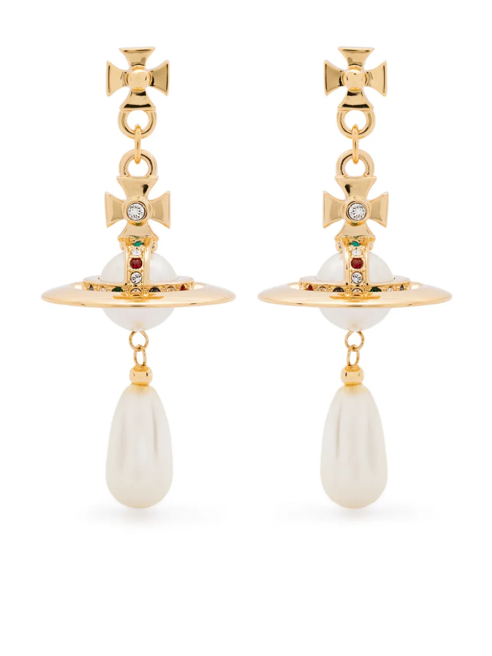 Серьги-подвески с искусственным жемчугом Vivienne Westwood, золотой
Серьги-подвески с искусственным жемчугом Vivienne Westwood, золотой