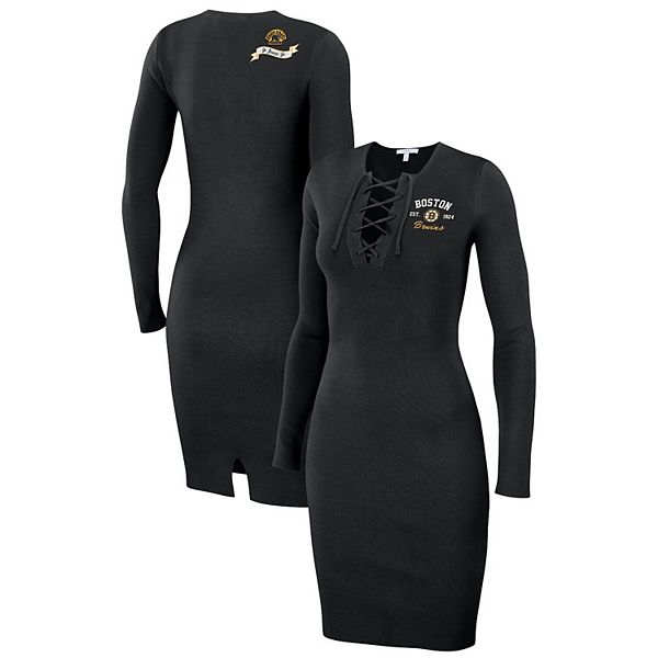 Женское черное платье Boston Bruins Wear By Erin Andrews
Женское черное платье Boston Bruins Wear By Erin Andrews